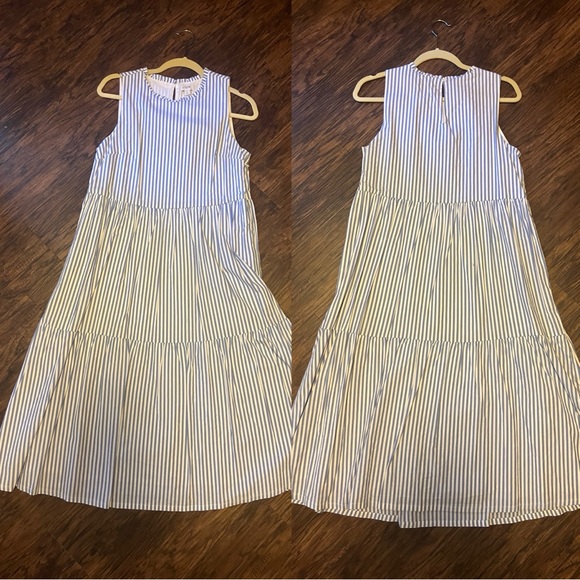 J Crew sleeveless poplin dress - Picture 2 of 3
